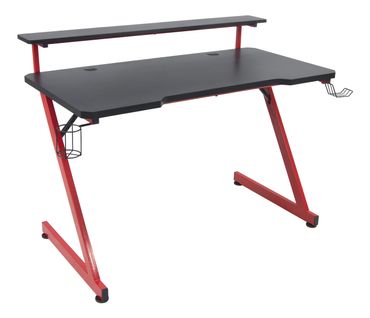 Bureau gamer CODE Noir et rouge
