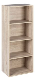 Etagére 4 cases POYANG 3 imitation chêne