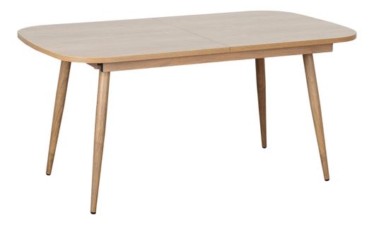 Table à manger extensible 160-200 x 90 cm COLUMBUS imitation chêne