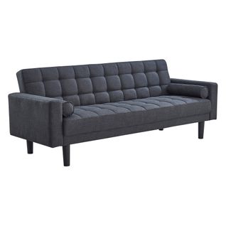 Canapé convertible 3 places ANDREW gris anthracite