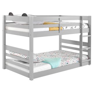 Lits superposés 2x90x190 cm BLOOM Gris