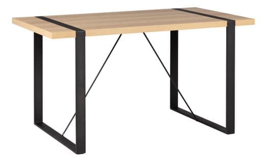 Table MAEL imitation chêne et noir