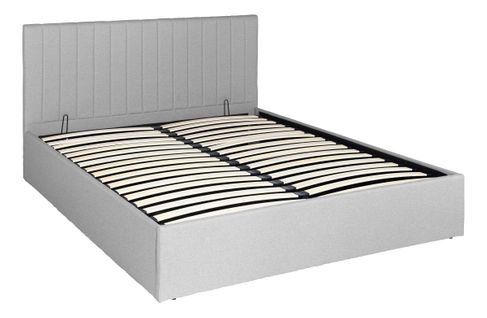 Lit coffre 160x200 cm SKY gris clair