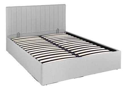 Lit coffre 140x190 cm SKY gris clair