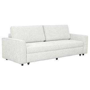 Canapé convertible 3 places MANOU tissu beige