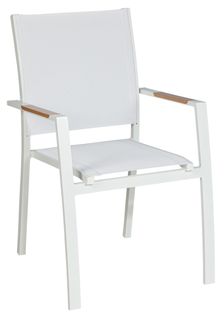 Fauteuil de jardin MALAGA Blanc