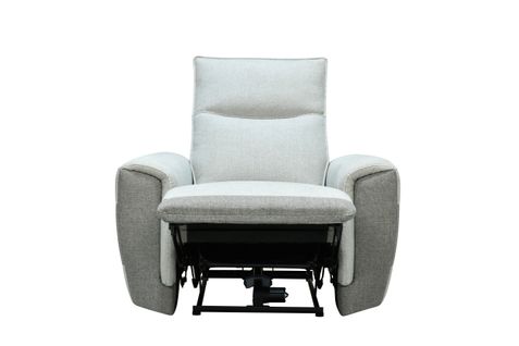 Fauteuil Relax LAZY Tissu Gris Clair