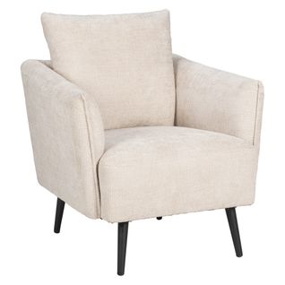Fauteuil ARCHIE tissu crème