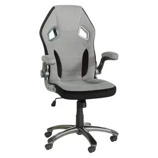 Fauteuil de bureau CARBON 2 Gris et noir vue 3/4