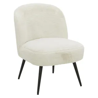 Fauteuil DAHLIA tissu doux