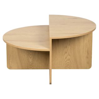 Table basse DUALIS Imitation chêne