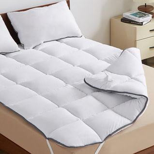 Surmatelas 90x190 Cm, 600gsm, Extra Moelleux, Blanc