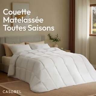 Couette 220x240 Cm, 450 Gsm, Respirante, Lavable
