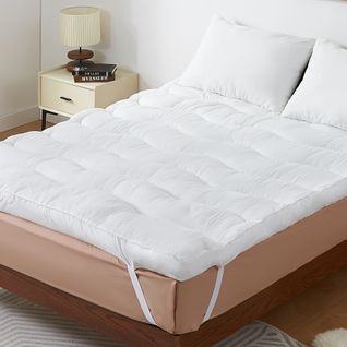 Surmatelas 140x190 Cm – Extra Épais, Moelleux, Anti-acarien, Respirant, Pour Lit 2 Places