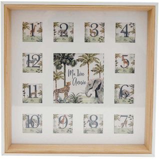 Cadre Photo Première Année Safari 27 X 27 Cm