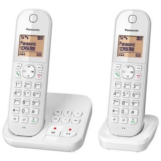 Téléphone Sans Fil Duo Dect Blanc Avec Répondeur - Kxtgc422frw