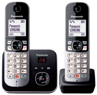 Téléphone sans fil répondeur PANASONIC KX-TG6862FRB Duo