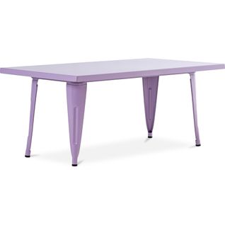 Table Pour Enfant Bistrot Metalix – 120 Cm - Métal Violet