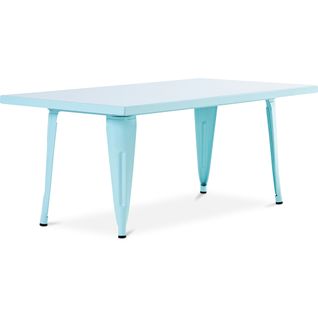 Table Pour Enfant Bistrot Metalix – 120 Cm - Métal Aquamarine