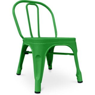 Chaise Pour Enfant Bistrot Metalix - Métal Vert