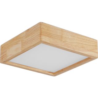 Plafonnier LED En Bois Design Scandinave - Lares Bois Naturel