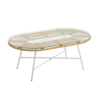 Table Basse De Jardin "celeste" 90cm Naturel