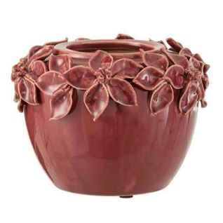 Cache-pot En Céramique "flora" 17cm Rose