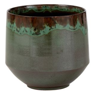 Cache-pot En Céramique "aline" 24cm Vert