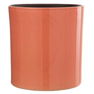 Cache-pot En Céramique Design "flek" 25cm Orange