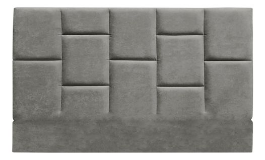 Tête de lit tissu L.180 cm DREAMEA EDITION IMPERIAL gris