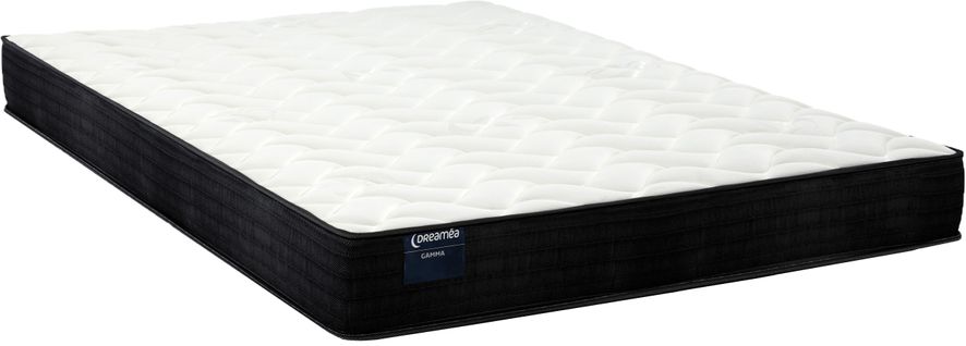 Matelas mousse 160x200 cm DREAMEA GAMMA 2 roulé ép.17 cm
