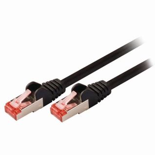 Cable Cat 6 S/ftp Network Cable - Rj45 Male - Rj45 Male - 30 M - Noir