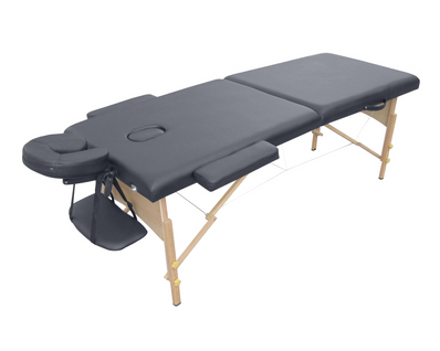 Table De Massage Pliante Portable Légère Avec Accessoires Et Housse 216x70xh63/84 Cm