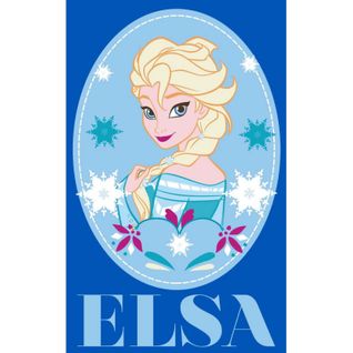 Tapis - Elsa La Reine Des Neiges Disney - 50 Cm X 80 Cm