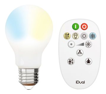 Kit ampoule LED standard E27 iDual Opale