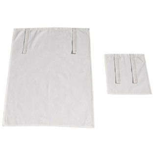 Lot De 2 Rideaux Pour Lit Enfant Cabane "noah" Beige