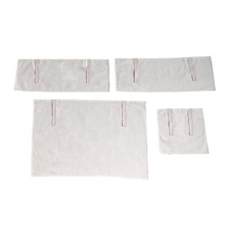 Lot De 4 Rideaux Pour Lit Cabane Enfant "charlotte" Beige