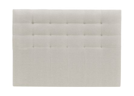 Tête de lit tissu L.200 cm FLEX ROYAL blanc