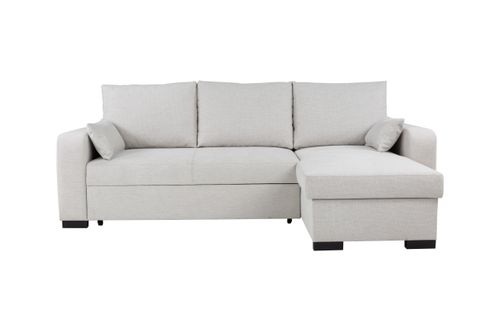 Canapé d'angle convertible BROADWAY II tissu beige