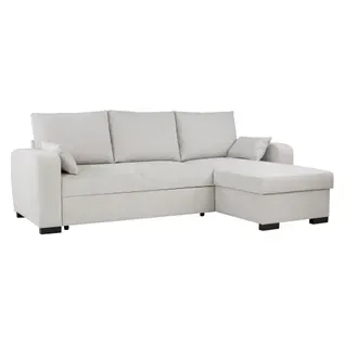 Canapé d'angle convertible BROADWAY II tissu beige