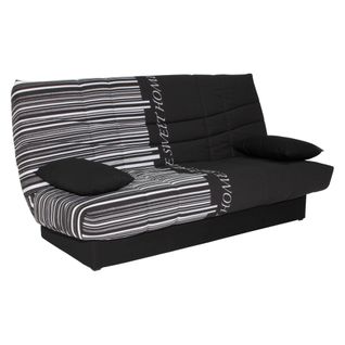 Banquette-lit clic-clac PORTO code barre noir