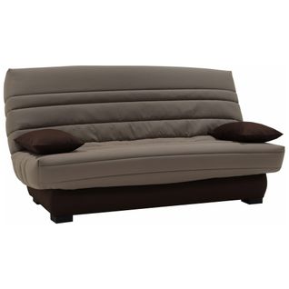 Banquette-lit clic-clac DALLAS tissu taupe
