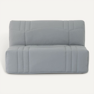 Banquette BZ Dream - Tissu 100% Coton Gris Clair - Couchage 140x190 Cm