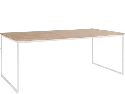 Mali - Table à Manger 200 Cm Chêne Blanc