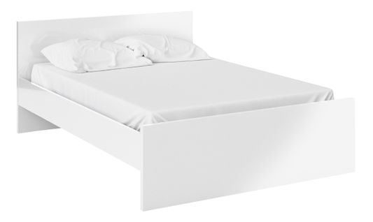 Lit 140x190 cm BEST LAK 2 blanc laqué