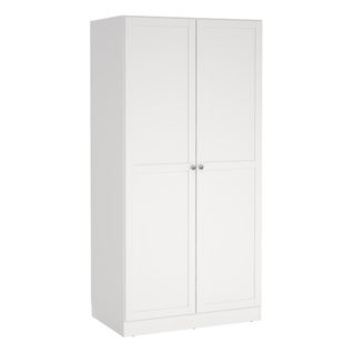 Armoire 2 portes L. 98,5 cm BILLUND blanc