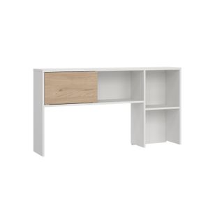Réhausse pour bureau Class CLASS blanc et imitation chêne.