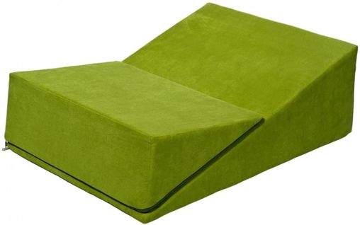 Fauteuil Chaise Longue Canapé Intime Relaxant Rabattable De Forme Triangulaire Vert