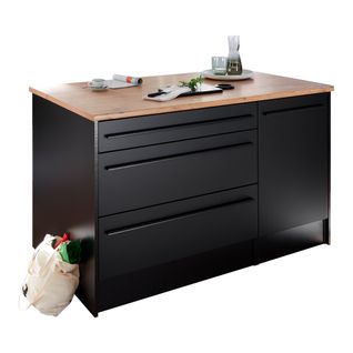 Ilot central L.145cm JAZZ noir