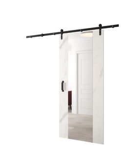 Portes Coulissantes Loftiko Ii 90x204 (marbre Blanc)
